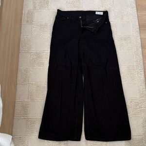 GAP Women's Baggy Mid Rise Black Jeans